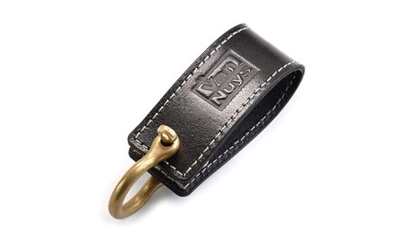 ビンテージオイルシュリンクレザーのキーホルダー　バンナイズ オイル シュリンク レザー  鍵 キー ファッション小物 ファッション  ビンテージキャメル