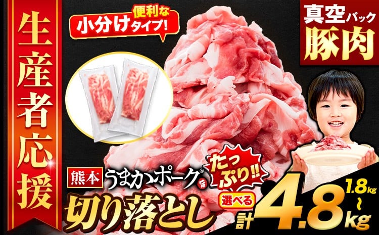 熊本うまかポーク 4kg 約250g前後×16袋