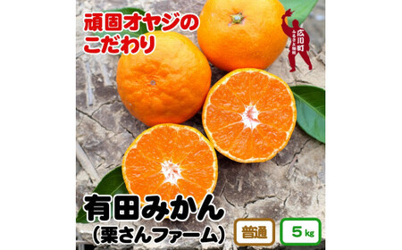 頑固オヤジの 有田 みかん 5kg / 温州みかん 有田みかん 甘い 和歌山 柑橘 ※11月中旬～1月上旬に順次発送 【krf004-r-5A】