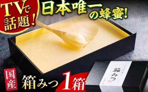 【先行受付 令和7年12月より発送】箱みつ 400g 蜂蜜 はちみつ ハチミツ 高級 濃厚 バター ハニー クリーム 箱蜜 蜂蜜 広川町 / 株式会社九州蜂の子本舗 [AFAI011]