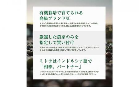珈琲 スペシャルティーコーヒー豆【豆のまま】#906  インドネシア・マンデリン ミトラ G1 600g