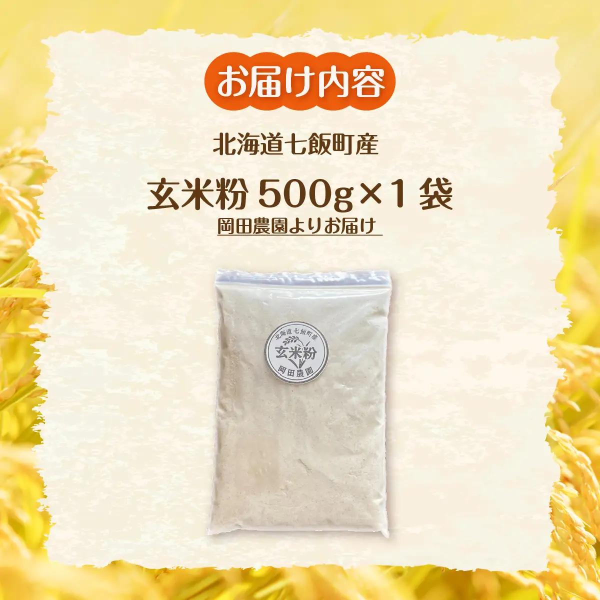 【先行予約】玄米粉500g×1 NAZ026
