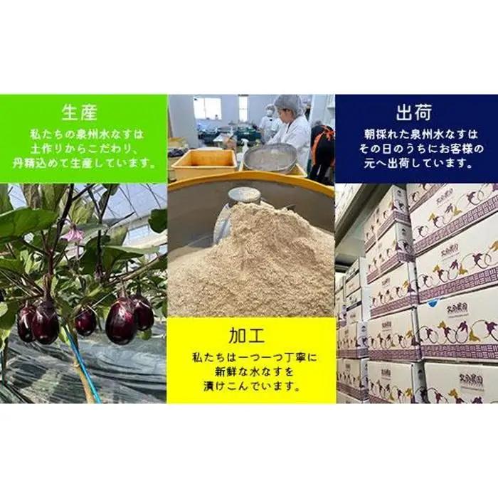 水なす丸漬酸味２個＋生水なす２個