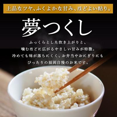 ふるさと納税 苅田町 【令和7年産 新米先行受付】福岡県産 夢つくし【千づ乃しずく】5kg 玄米 |  | 01