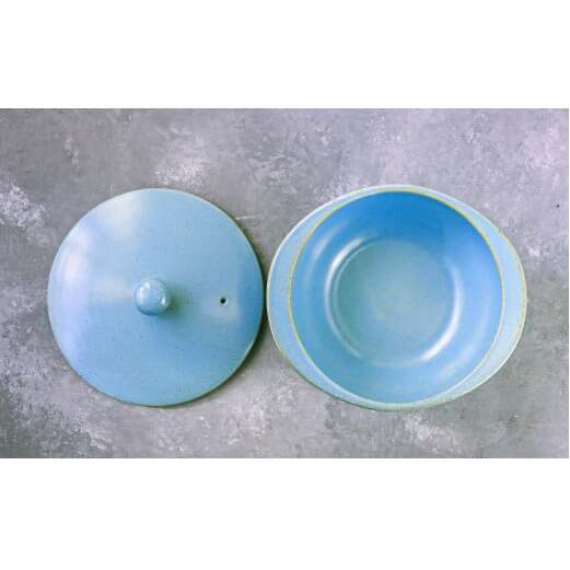 有田焼 おしゃれな万能鍋 5way pot スカイブルー 大小 2個セット 料理家 河瀬璃菜 おしゃれ土鍋 大容量の土鍋 コラボ オーブン 食器 直火 調理器具 キッチン用品 かわいい土鍋 ペア土鍋 