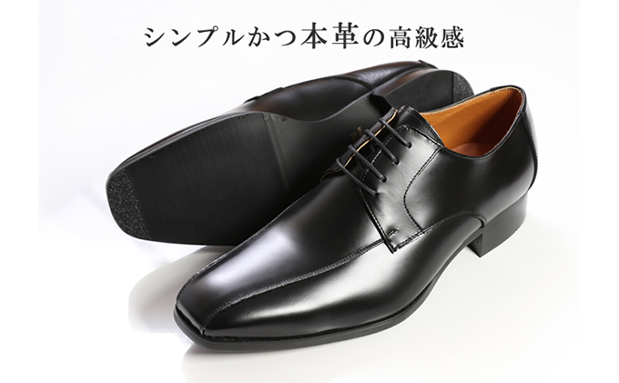 ビジネスシューズ 革靴 幅広 外羽根スワローモカ 大きい No.