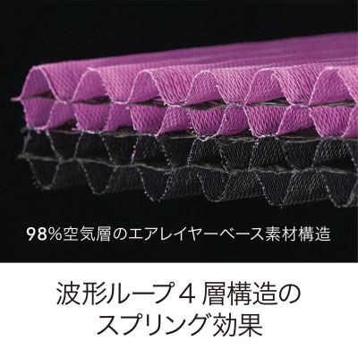 ふるさと納税 近江八幡市 【nishikawa/西川】[エアーレイヤー98]クッションシート/ベーシック　配色ラベンダー |  | 01