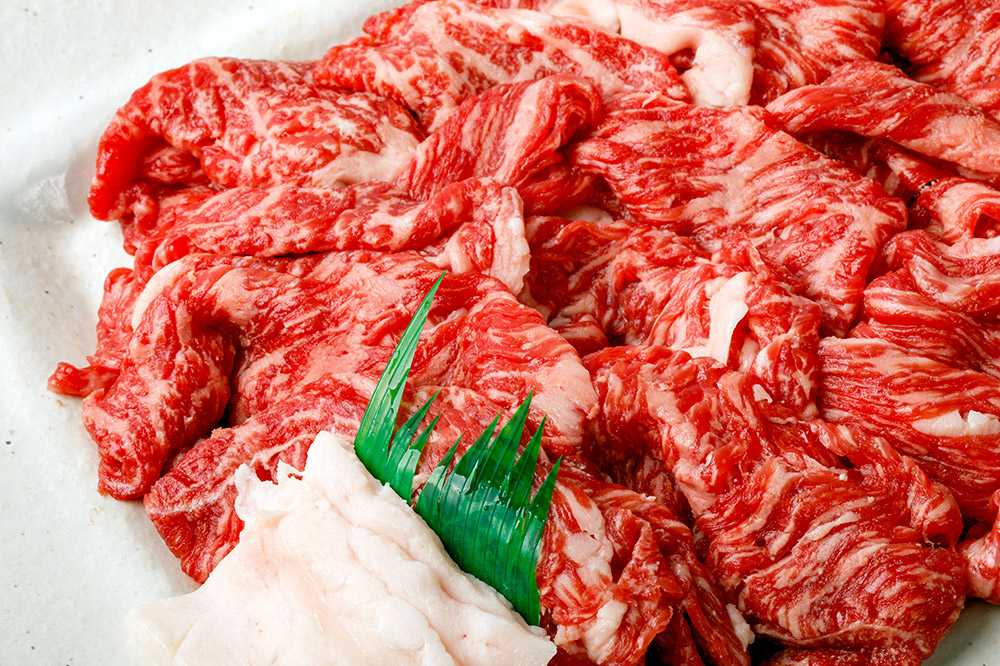 秋田錦牛 モモ肉 すき焼き用  約1.4kg（700g×2パック）＋すき焼き用のたれ2本|23_fnt-051401_イメージ3