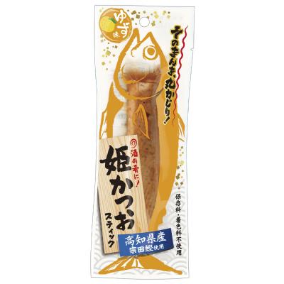 ふるさと納税 土佐清水市 姫かつおスティック 5本 (ゆず味) そのまま丸かじり!【R01573】 |  | 01
