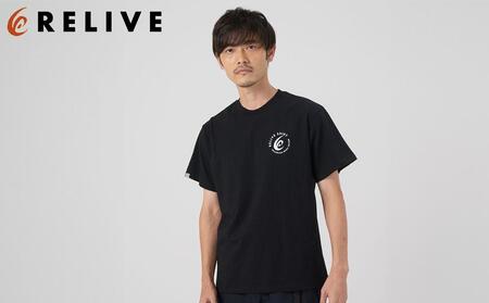 【数量限定】リライブシャツプレミアム/コットン/ロゴ有/ブラック（LLサイズ）【ファッション 服 Tシャツ カットソー 衣料 トップス 人気 女 男 スポーツ ゴルフ ウェア アウトドア 仙台市 リラックス カジュアル シンプル トレンド 春 夏 秋 冬 メンズ レディース ユニセックス】