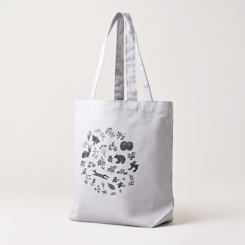 [磯 優子 / Yuko Iso]オリジナルデザイン キャンバストートバック（約37cmx 36cm x 11cmのマチ付き）×1コ【発送時期が選べる】おしゃれ かわいい シンプル レディース A4_
