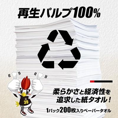 ふるさと納税 太田市 群馬クレインサンダーズ応援ペーパータオル 200枚入り×35パック |  | 02