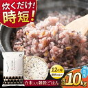 【ふるさと納税】【全12回定期便】水研ぎ不要 雑穀ごはん 無洗米 10kg 【有限会社 農産ベストパートナー】[ZBP152]