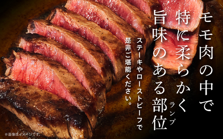 黒毛姫牛「ランプステーキ120g×5枚」A4未経産黒毛和牛【Meat you Kitchen姫ファーム】