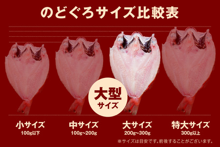 のどぐろ一夜干し無添加個包装１枚「希少サイズ・大型２００ｇ超重量」 産地直送 干物 魚 一夜干し 人気 大きい 天然 ボリューム ノドグロ 【1927】
