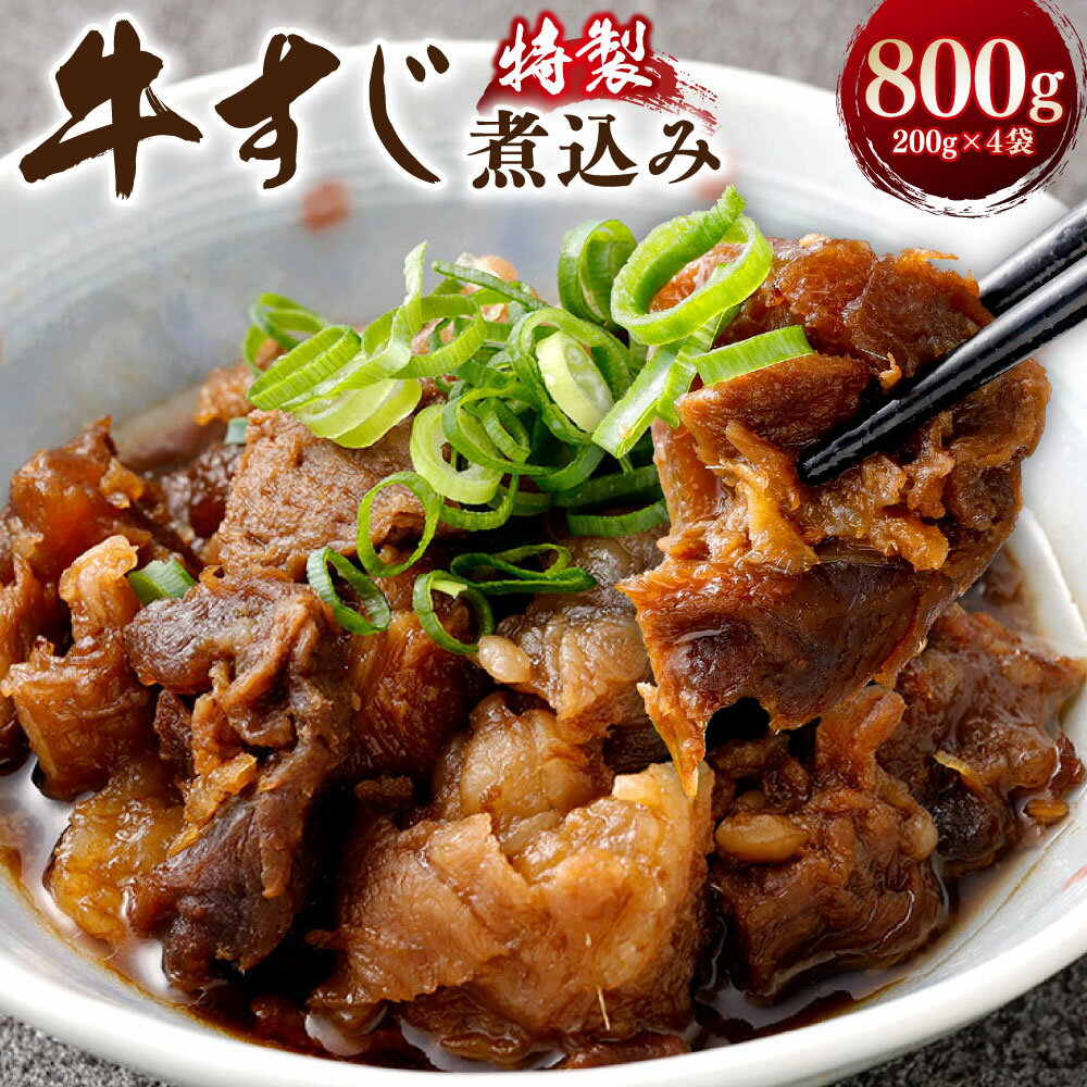 【ふるさと納税】 かねき商店　特製牛すじ煮込み