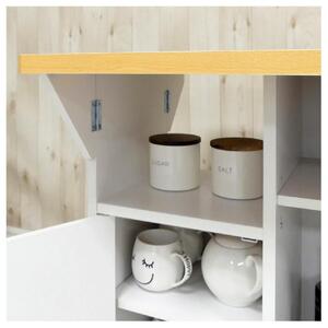 バタ式キッチンワゴン60 ブラウン AKU101177802