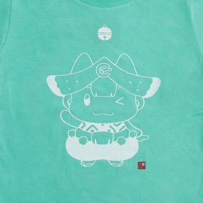 ふるさと納税 滝沢市 ゆるキャラ ちゃぐぽんTシャツ(ライトブルー)とハンカチのお子さまセット |  | 01