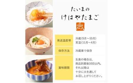 たいまのけはやたまご　30個入　3ヶ月定期便　／　定期便　たまご　生卵　奈良県　葛城市【tegg-tkb004】