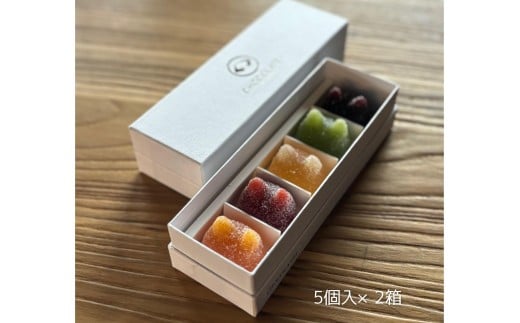 しょこら亭 シャ・ド・フリュイ（chat・do・fruits） 5個入り×2セット お菓子 菓子 スイーツ 洋菓子 フランス伝統菓子 贈答 1Z45013
