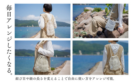 【Okum】つかり（鞄 カバン バック ナップザック 手しごと ハンドメイド 民具）