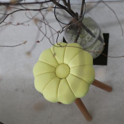 ふるさと納税 大川市 monaca stool:kiku【イエロー/栴檀/高さ30cm】 |  | 01