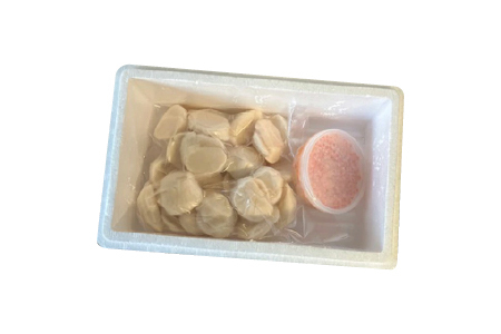 いくら醤油漬け100g×1P、ほたて貝柱500g×1P B-30019