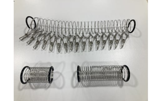 物干しグッズセット 【 ハンガーがよらない！ 離れない2個セット どこでも洗濯リング 】 FC012139