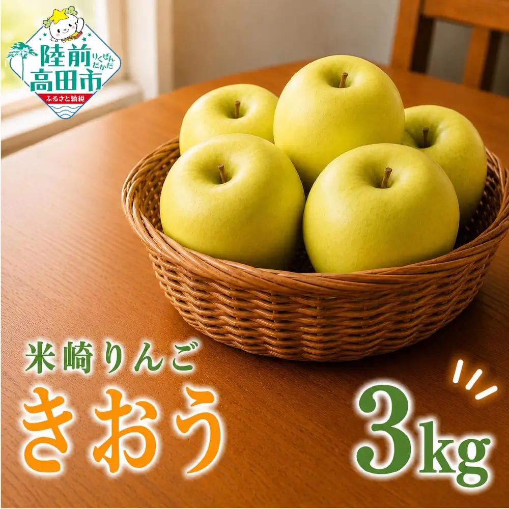 【先行予約】 家庭用りんご 3kg 品種：きおう 訳あり りんご