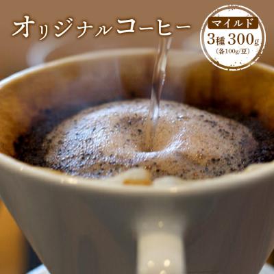 ふるさと納税 中標津町 ONUKI COFFEEマイルド100g(豆)×3種【3505101】【2700201】