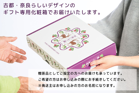 【数量限定】【先行予約】【1・2・3月発送】奈良県特産 高級ブランドいちご「古都華」旬の３ヶ月定期便 