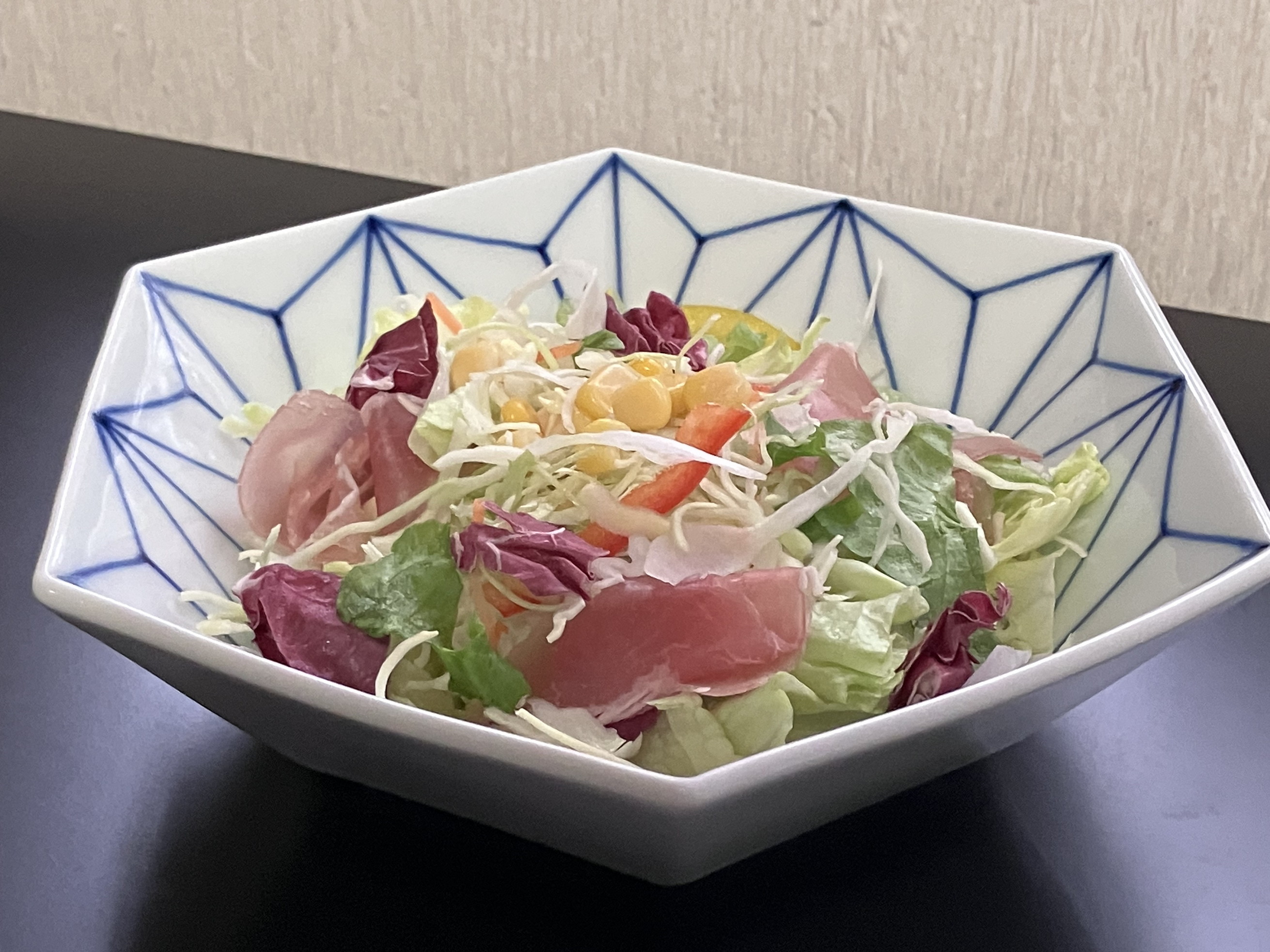 伊万里焼 麻の葉亀甲中鉢 165-H565