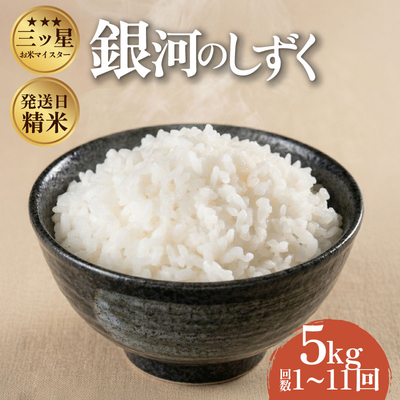 【ふるさと納税】 銀河のしずく 令和7年産 盛岡市産 5kg 特A 7年連続獲得中 新鮮 発送日精米 1等米のみを使用したお米マイスター監修の米 岩手県 盛岡市 東北 岩手 盛岡 有限会社村上米穀店