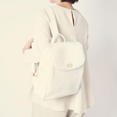 ふるさと納税 御代田町 【濱野皮革工藝】フィオーレ2wayリュックII(ホワイト×ゴールド) |  | 03