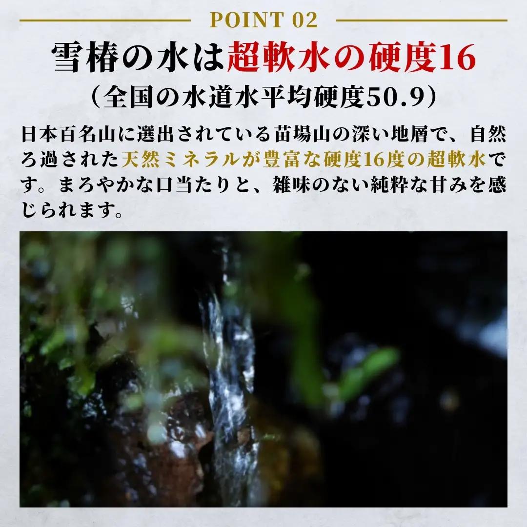 天然水 雪椿 2L×6本|津南町 天然水