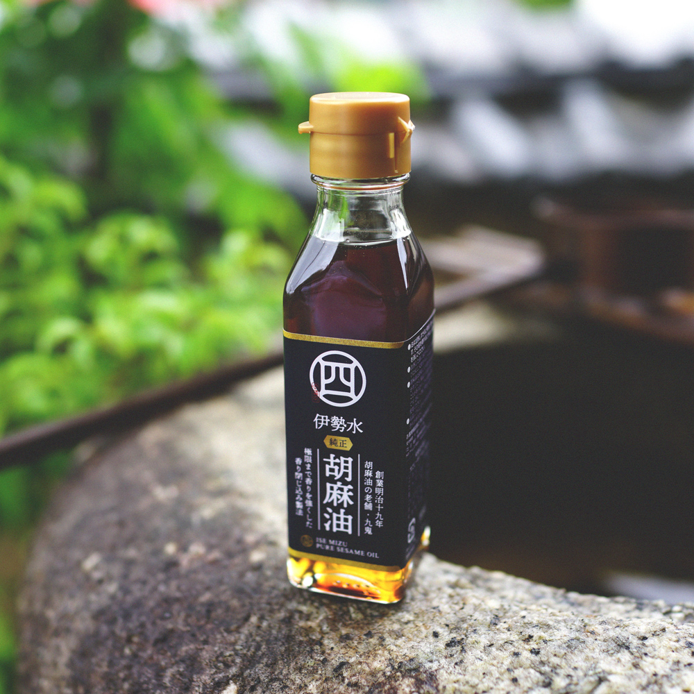 【泗水十貨店（しすいじっかてん）】伊勢水純正胡麻油（３本セット）手提げ袋付き　四日市認定地場特産品_イメージ2