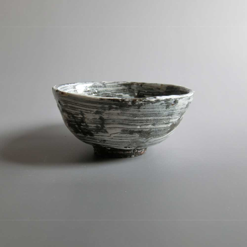 【唐津焼】中川自然坊窯 刷毛目唐津 ご飯茶碗（大）1客