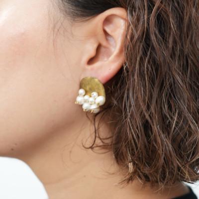 ふるさと納税 長和町 RYONA SONG イヤリング 月と星モチーフ【Sサイズ】ハンドメイドアクセサリー |  | 01