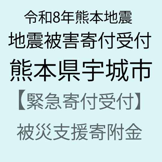 【ふるさと納税】【令和8年熊本地震被害支援緊急寄附受付】熊本県宇城市災害応援寄附金（返礼品はありません）