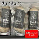 【ふるさと納税】黒にんにく 100g×3パック セット (2) にんにく 加工品 118002