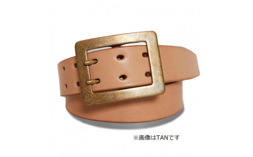 天神ワークス/レザーベルトBE404/NAVY 〈36インチ〉