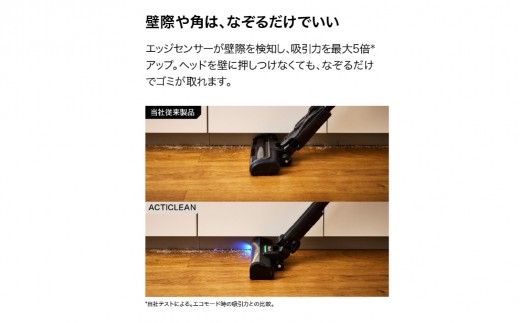 Shark ActiClean コードレススティッククリーナー アブソルートブラック LC950JBK【Shark コードレス掃除機 スティッククリーナー ハンディクリーナー 家電】