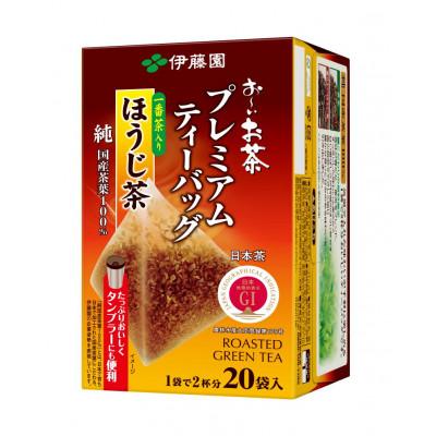 ふるさと納税 牧之原市 伊藤園 お〜いお茶プレミアムティーバッグ 一番茶入りほうじ茶 20袋×8セット(1ケース) |  | 01