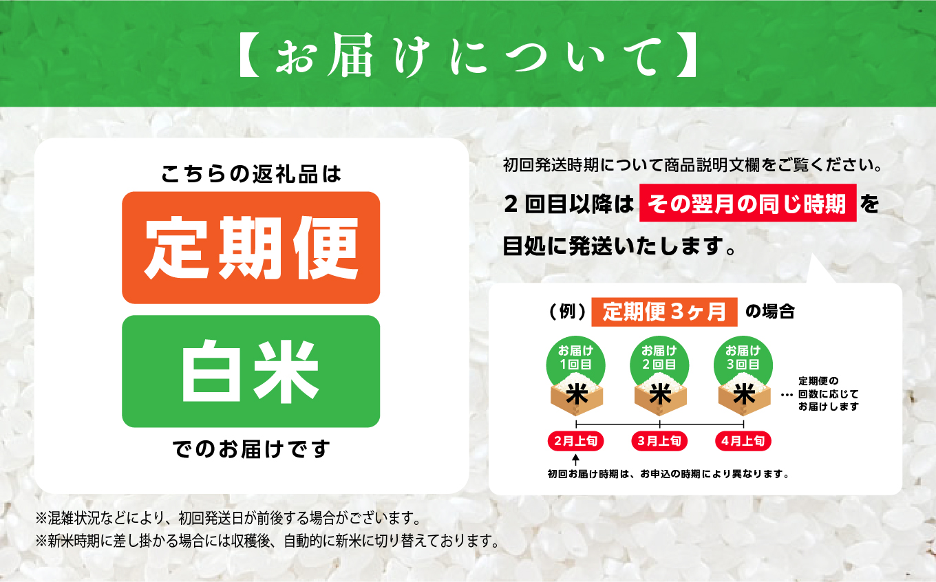 《新米先行予約》【毎月届く】令和8年産 福島県産こしひかり 白米 定期便 10kg 6回 株式会社あだたら米 二本松市