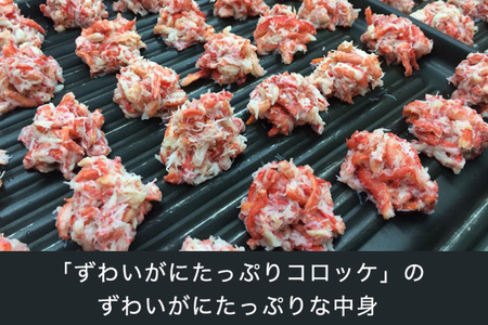 ずわいかにコロッケ 海老カツ 10個セット (5個×2種) ズワイガニ カニ かに 海老 えび エビ かじま 惣菜 冷凍_AF057
