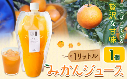 みかんジュース 1L×1個 Farm＆lab 《30日以内に発送予定(土日祝除く)》和歌山県 日高町 みかん 柑橘 果物 ジュース オレンジジュース