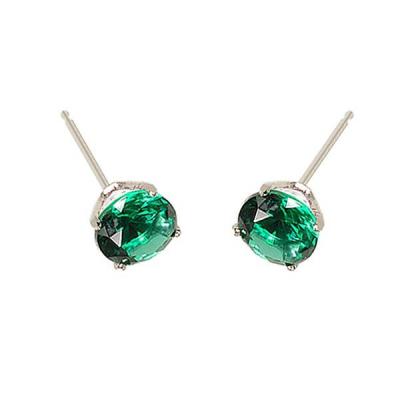 ふるさと納税 京都市 【京セラ】クレサンベール〈エメラルド〉ピアス【0.72CT/PT900】(ジュエリー)
