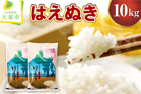 はえぬき 10kg [ 令和7年産 ] 米 精米 山形 07-30-067