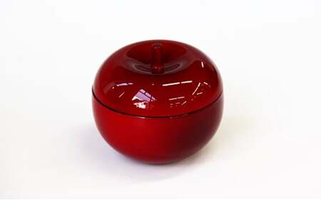 小物入「林檎（大）」 高岡漆器 インテリア アクセサリー入れ かわいい 民芸品 工芸品 雑貨 日用品  FAD-0007