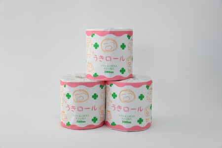 トイレットペーパー うきロール 100m シングル 1ケース 60ロール